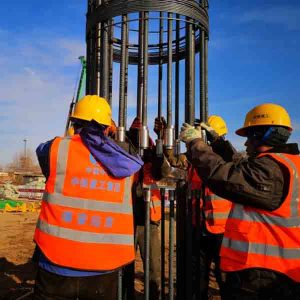 Integral butt joint technology of double screw sleeve reinforcement